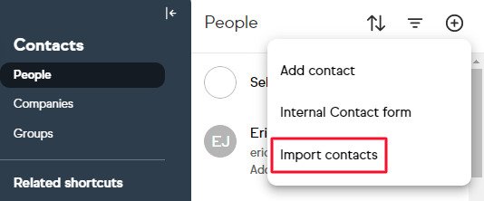 Import Contacts