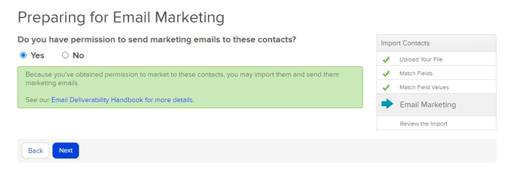 preparing for email marketing